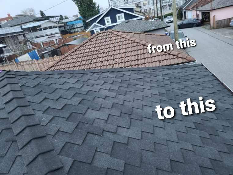 before after tile roof conversion mission